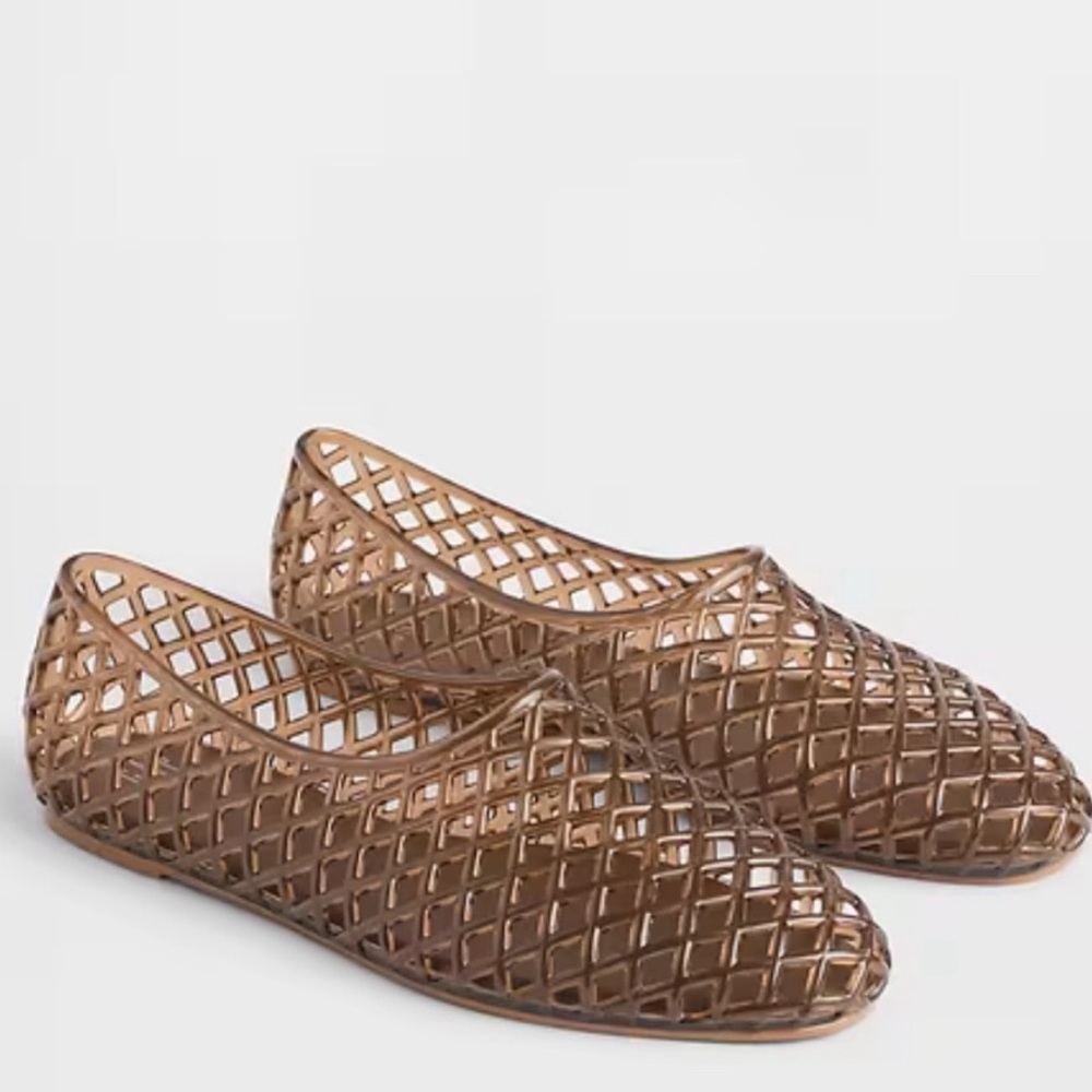 GAP Women's Brown Jelly Ballet Flats